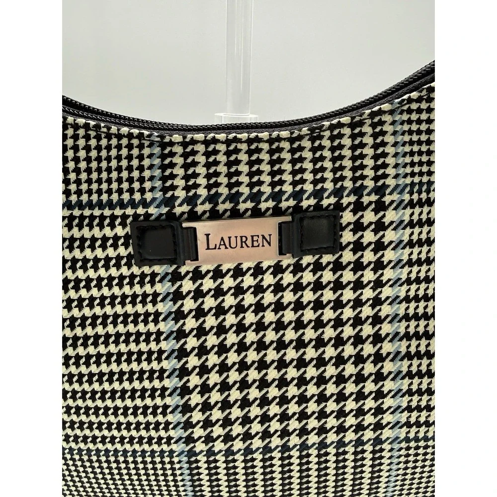 Vintage Classic Ralph Lauren Houndstooth Purse Shoulder Bag